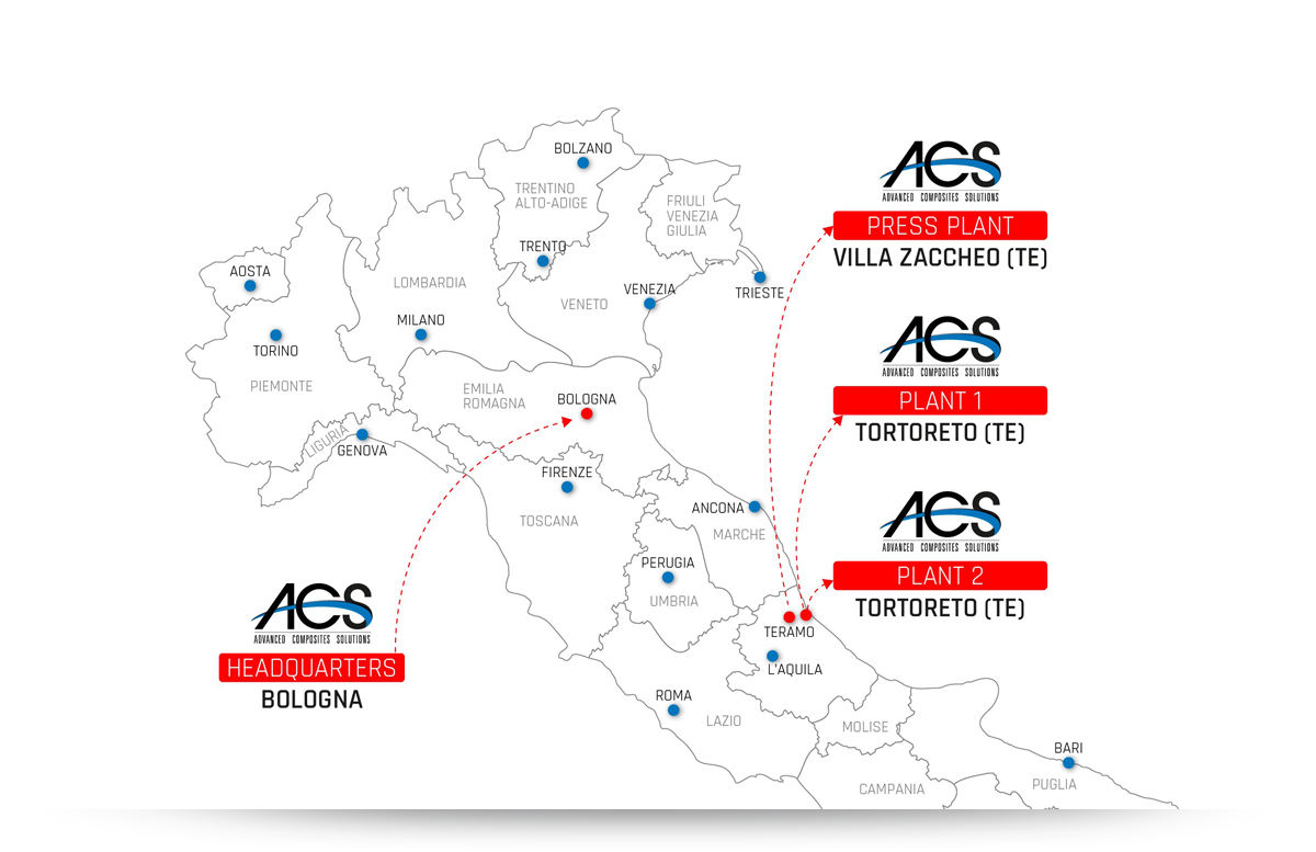 ACS sites map