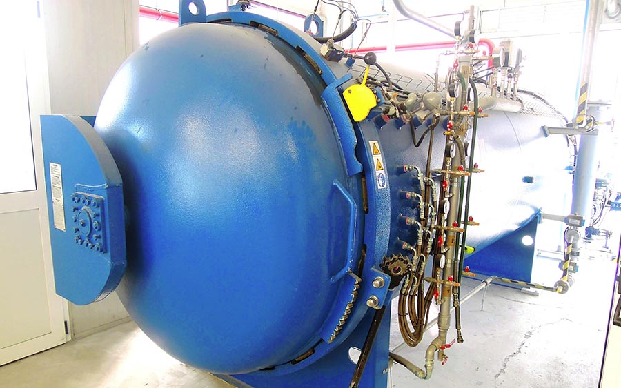 Italmatic autoclave 1.6 x 6 m